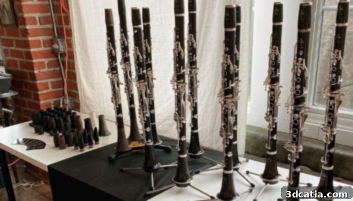 Pereira 3D's 3D Printed Clarinet and Accessories