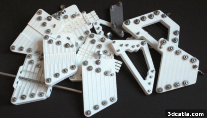 TuneFast Harp, a 3D Printed Single-String Instrument by Makefast Workshop