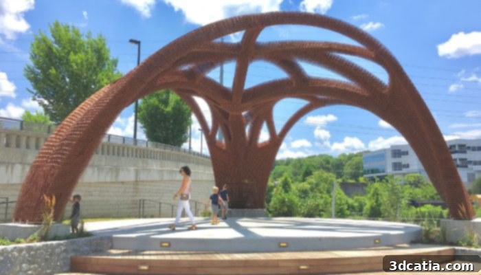 Branch Technology 3D printed building components
