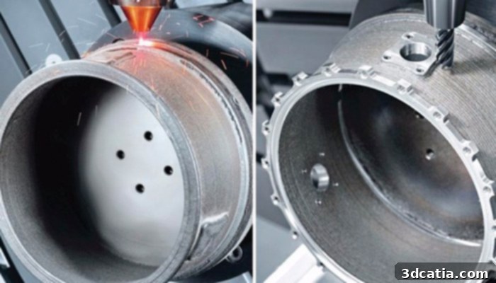 Additive and Subtractive Manufacturing Combined in Hybrid Manufacturing