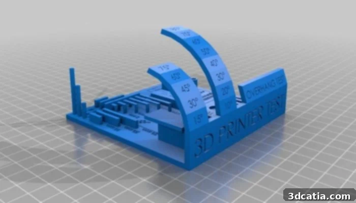 Impact of overhang angle on 3D printing success