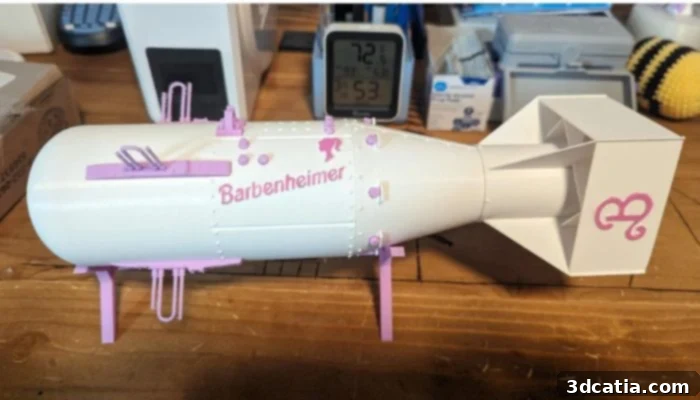 Barbenheimer 3D Printed Designs