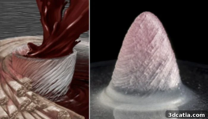 3D bioprinted heart ventricle structure created with fiber-infused gel ink