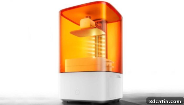 Xiaomi Mijia 3D Printer employs artificial intelligence for automatic parameter adjustments.