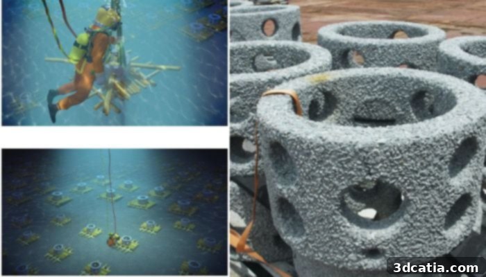 D-Shape 3D Printed Reefs in Hong Kong Bay