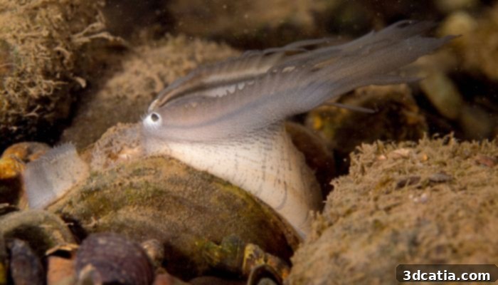 Freshwater mussels using fish for transport upstream