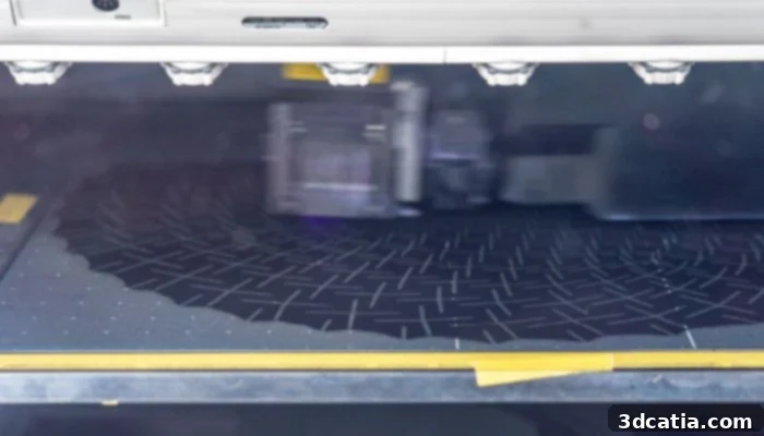 3D printed origami layers treated with UV light