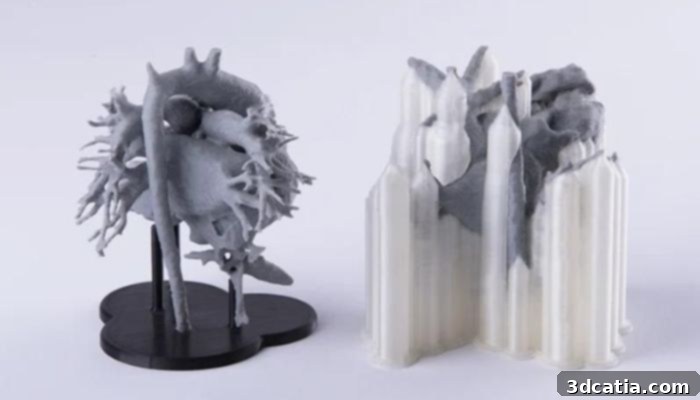 PVA 3D print support structure
