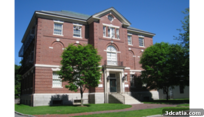 An exterior view of the historic Harvard Semitic Museum building.