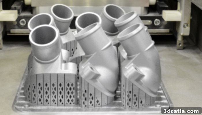 3D printing has already been used to manufacture spare parts in the automotive industry using methods such as laser powder bed fusion (Photo credits: Mercedes-Benz)