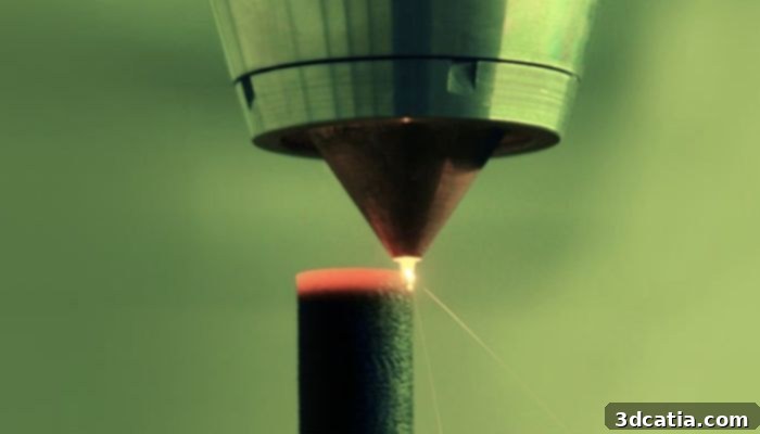 DED 3D printing can be used to make repairs directly on the broken object. It has been used extensively in the industrial and aerospace sectors (photo credits: BeAM)