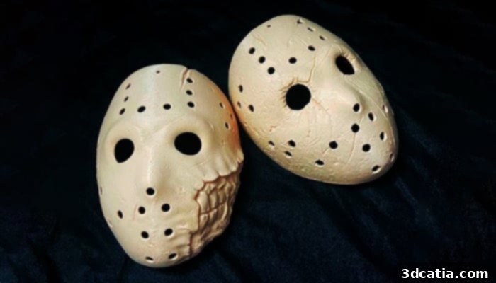 3D Printed Jason Voorhees Mask