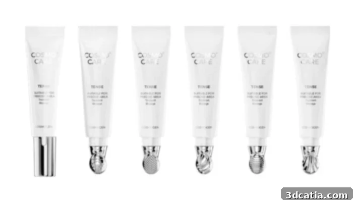 Cosmogen 3D printed cream applicators