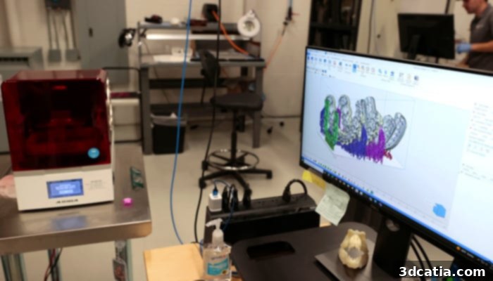 3D printed medical components can be personalized and digitally edited before printing, allowing for precision and customization in surgical planning and patient care.