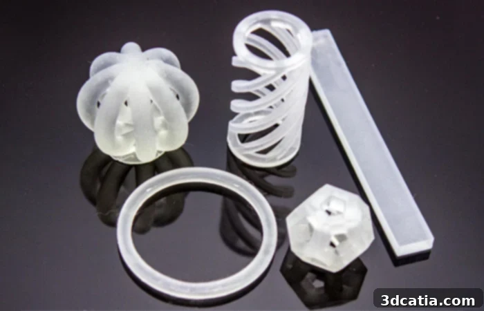3D Printed Silicone Objects