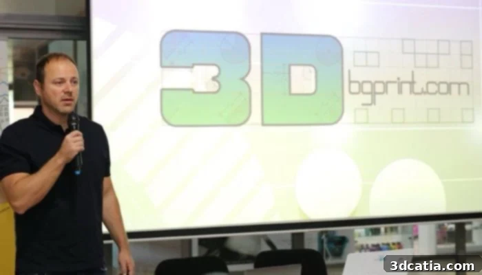 George Tolev, a member of 3DBGPRINT’s team
