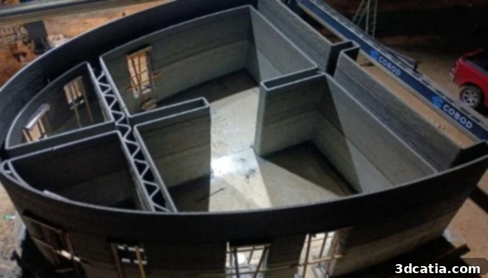 A 2022 project which saw three separate projects in Oman: A 3D printed café, restroom, and fishing house.