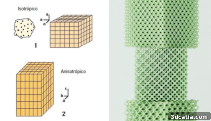 3D printing isotropy versus anisotropy