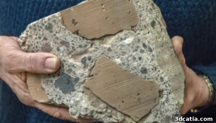 Ancient Roman concrete, renowned for its exceptional underwater resistance, is being adapted for 3D printed coral reef structures.