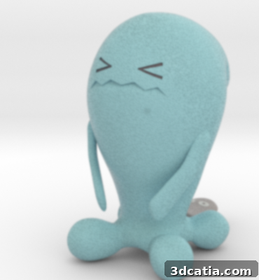 Official Pokemon Wobbuffet model vs. fan-made version comparison