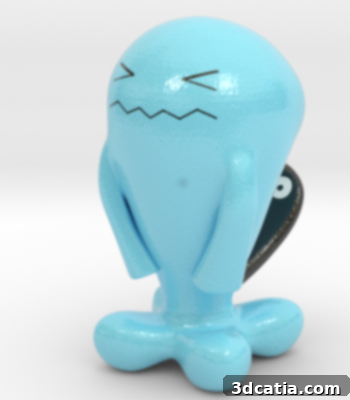 Fan-made 3D model of Wobbuffet