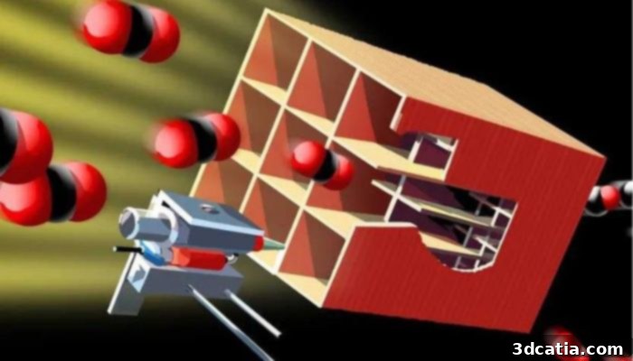 Illustration of the highly efficient 3D-printed reactor at ETH Zurich
