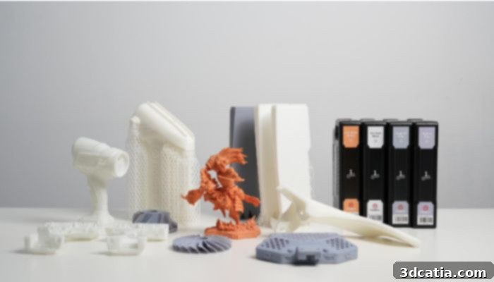 The DF2 Solution is capable of printing with a variety of materials