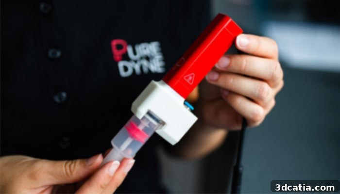 Pure Dyne's advanced print heads for bioprinting hydrogels