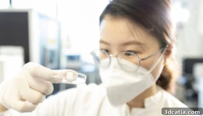 3D bioprinted ear implant