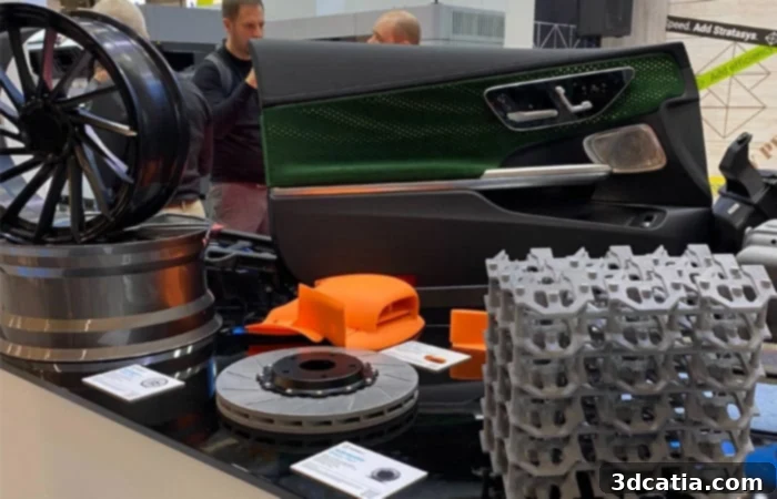 Discussion on sustainable materials for automotive and transportation at Formnext.