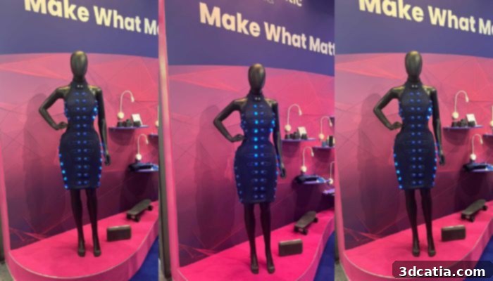 vestido impreso en 3D