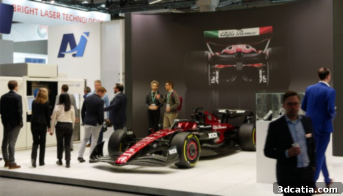 Automobiles at the heart of Formnext 2023, showcasing additive manufacturing applications.