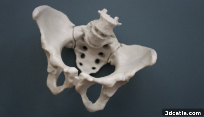 Pathological anatomical model printed in 3D for surgical planning
