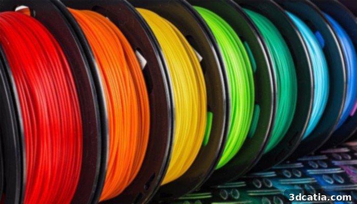 Filaments vs Pellets: Filament Spool