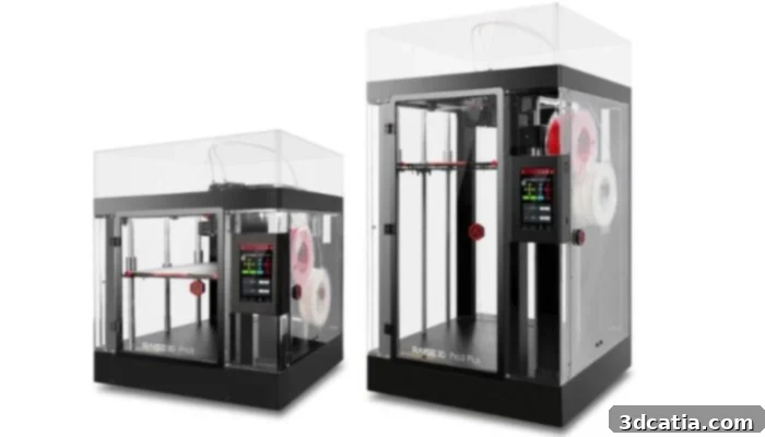 The Raise3D Pro3 series of FDM 3D printers