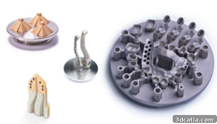 AL3D-METAL applications, diverse materials, metal 3D printing