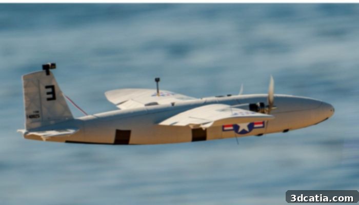 3D printed drone, Titan Falcon, flying over Ukraine, demonstrating advanced surveillance capabilities.