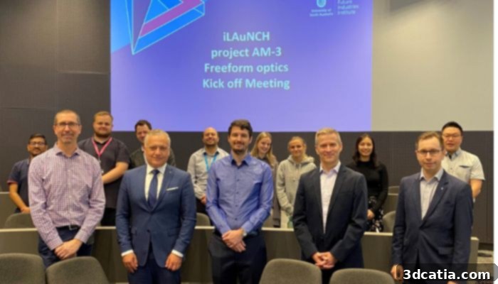 The team using additive manufacturing for freeform optics