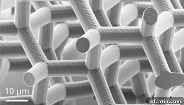 Mikrostruktur durch Zwei-Photonen-Polymerisation