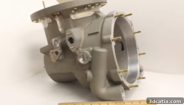 A metal 3D printed gearbox for a Boeing Chinook helicopter