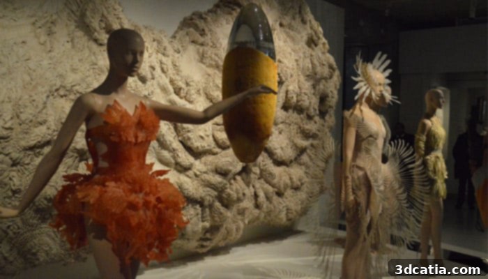 Iris van Herpen exhibition with over 100 dresses on display