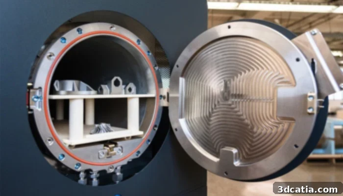 Sintering is a common heat treatment in 3D printing for metal and ceramic parts