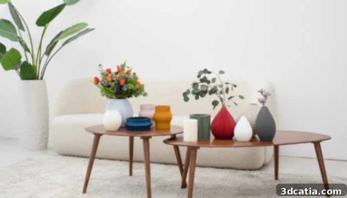 3D printed furniture piece by Recozy