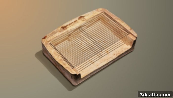 Mycelium coffee table resembling a chanterelle mushroom