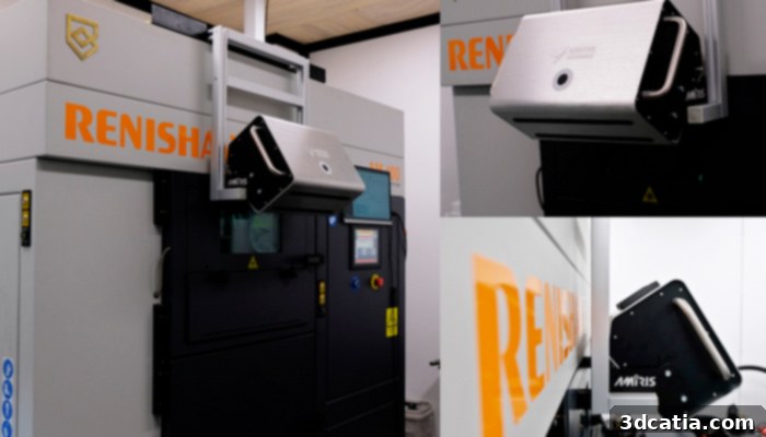 Additive Assurance AMiRIS Sensor Unit mounted on a Renishaw machine