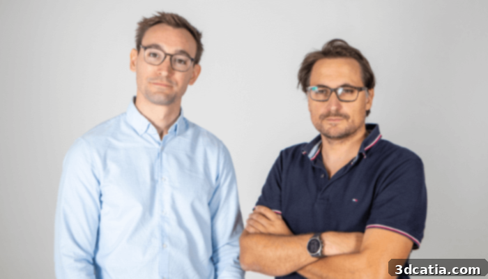 Stéphane Roulon (left) and Ian Soulairol (right), co-founders of MB-Therapeutics