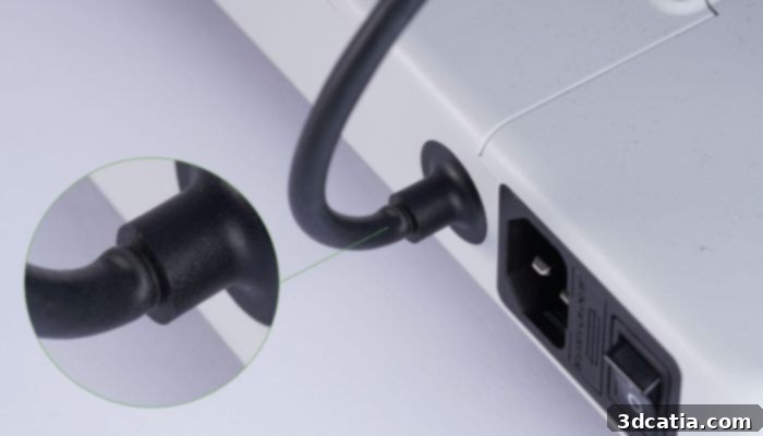Bambu Lab A1 heatbed cable damage example