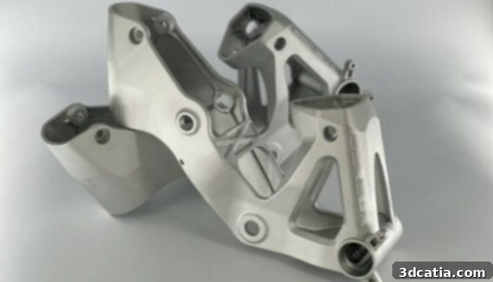 3D Printed INTENSE M1 Backbones from Elementum 3D's A6061-RAM2 alloy