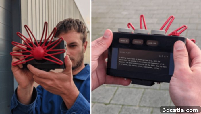 AI 3D Printing Game Changers 7 Paragraphica's 3D printed AI camera