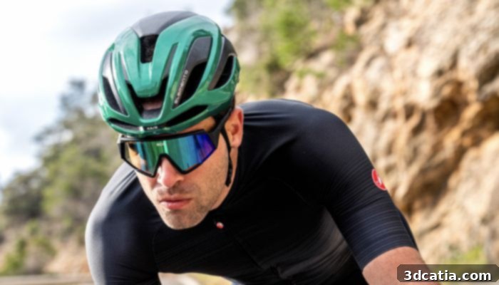 Kask Elemento bicycle helmet featuring its 3D printed Multipod inner lining for enhanced safety and ventilation.